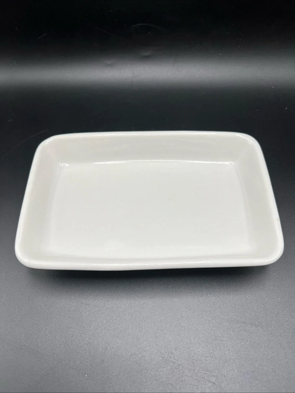 Vintage Sterling China Restaurant Ware Small Baking Dish White E Liverpool Ohio